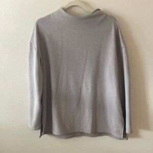 Free Fly gray cowl neck sweater large